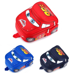 Flash McQueen mochila escolar para niños rojo,b azul y negro