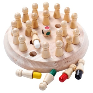 Puzzle de madera para niños con muchas piezas
