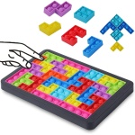 Puzzle Tetris 27 piezas de plástico de colores