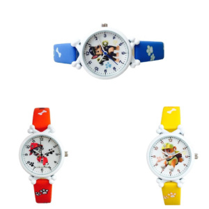 Paquete de 3 relojes de patrulla en rojo, amarillo y azul