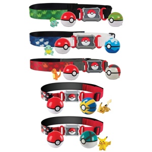 Cinturón con una colorida Pokémon Pokeball para niños con motivos