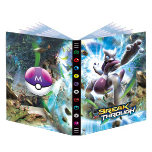Portaálbum Pokémon Mewtwo con pokeball morada