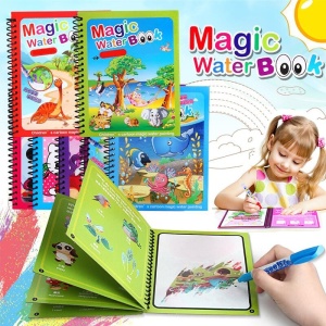 Libro mágico para colorear con bolígrafo de agua