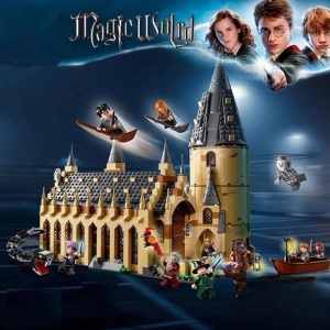Harry Potter 4 juego de construcción para niños castillo