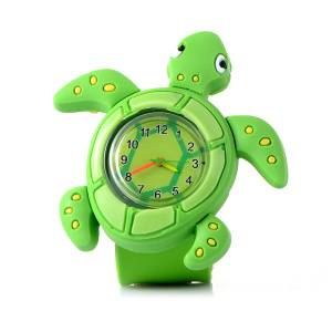 Reloj infantil con forma de tortuga